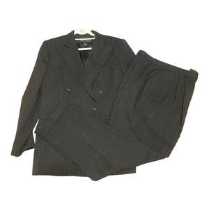 Lauren Ralph Lauren Pinstripe Double Breasted Pantsuit